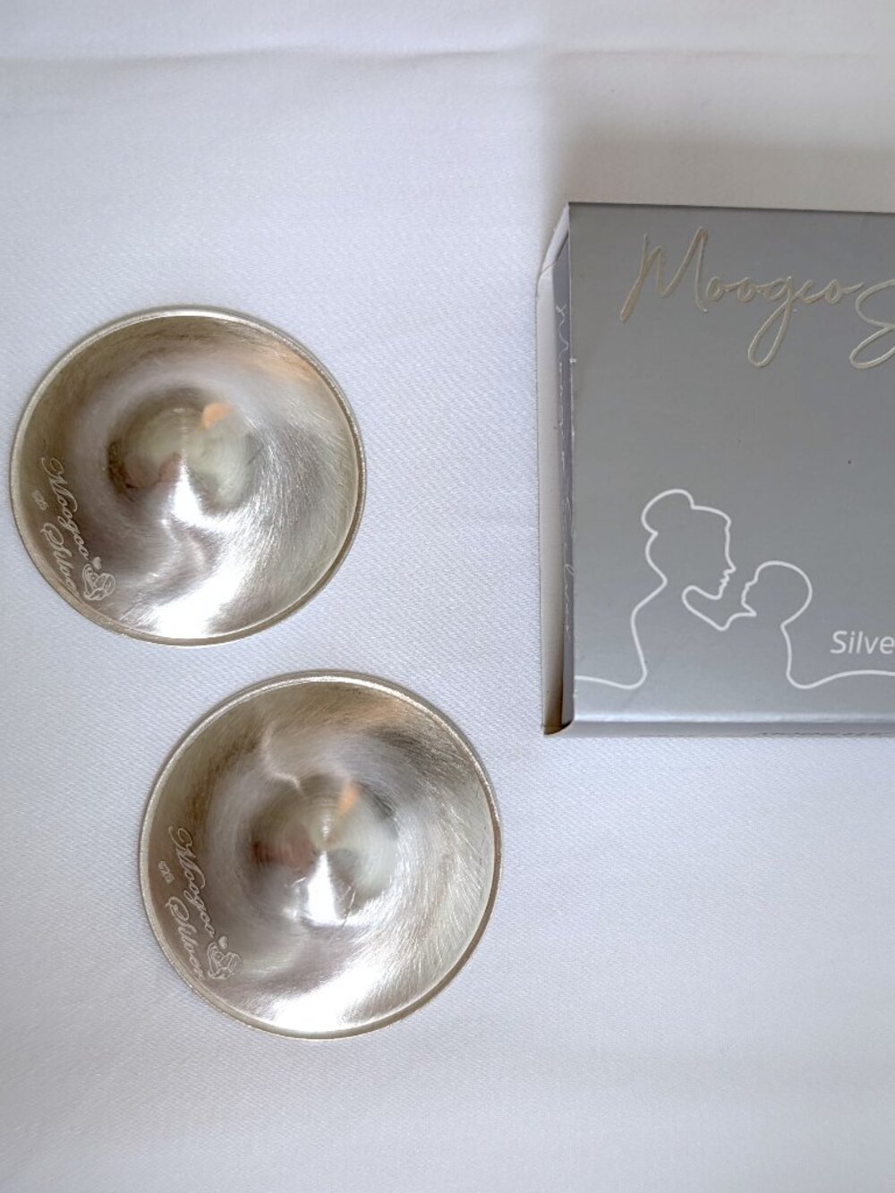 Silver Nursing Shields – Like New